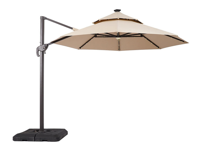 Nuti Beige Round Umbrella