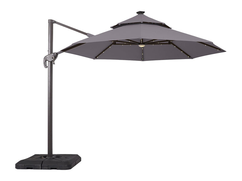 Nuti Gray Round Umbrella