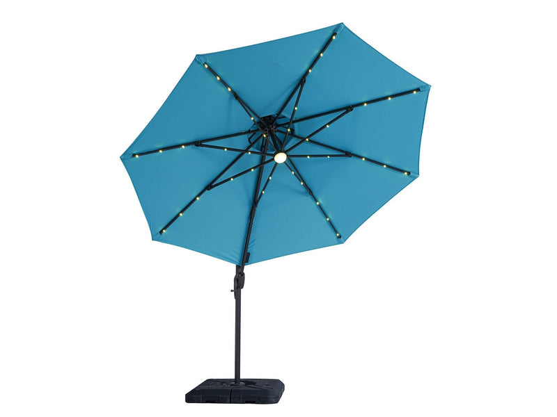 Nuti Teal Round Umbrella