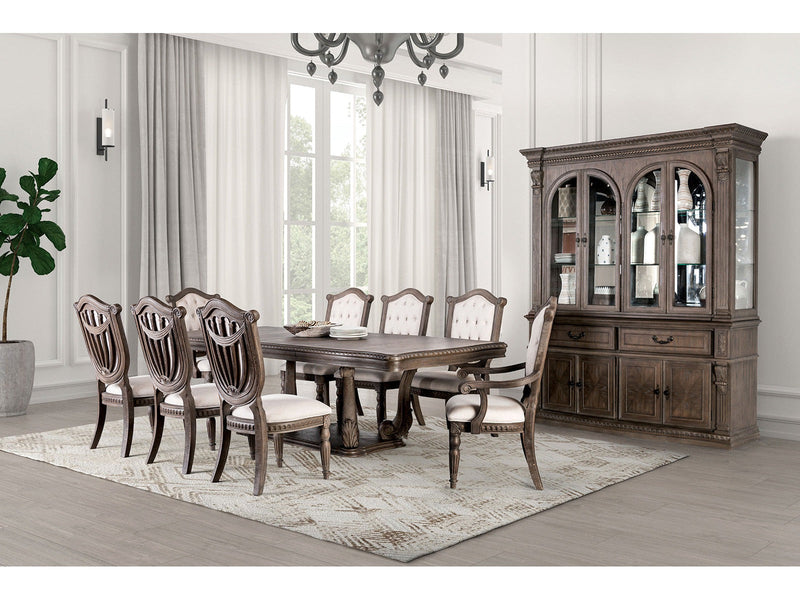 Oakham Weathered Oak 7 Piece Dining Set
