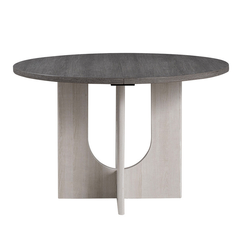 Oberto Gray 5 Pc. Round Dining Table Set