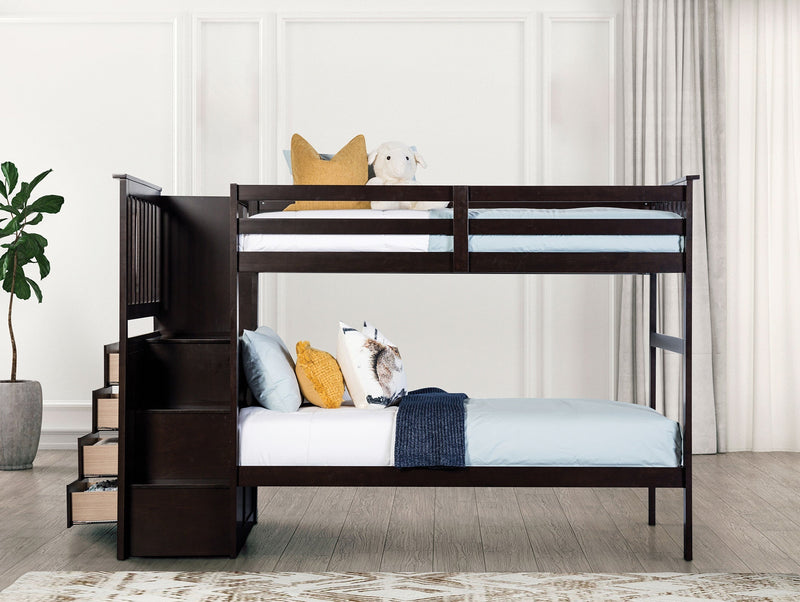Ontario Espresso Twin/Twin Bunk Bed