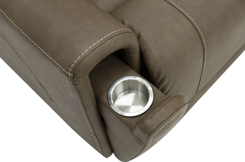 Orpheus Brown Power Sectional w/ Lift Chair