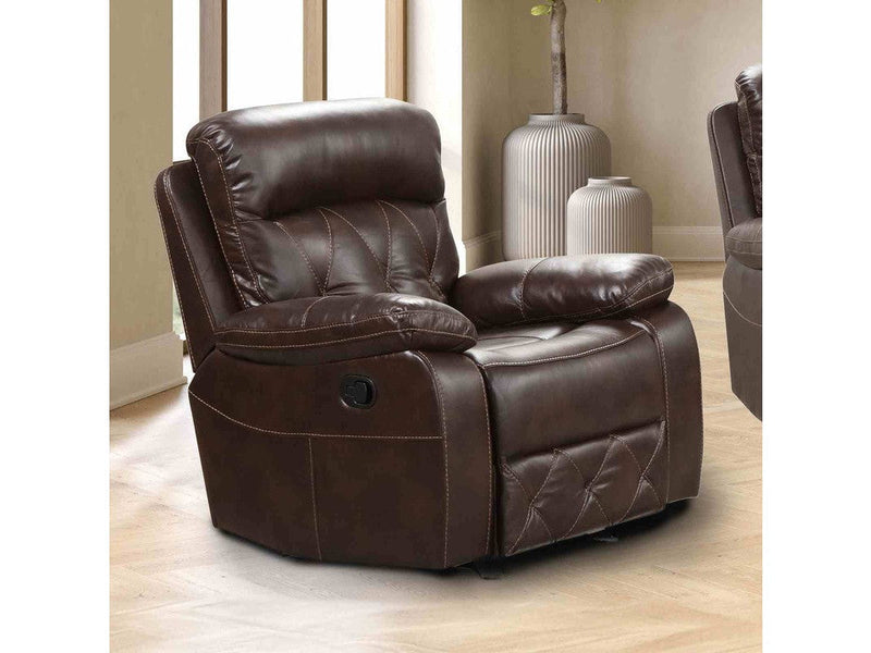 Osias Brown Glider Recliner