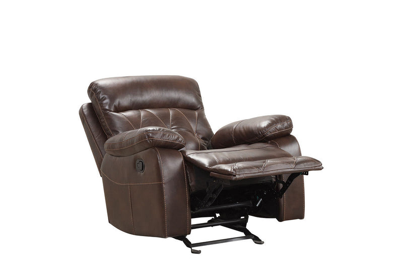 Osias Brown Glider Recliner