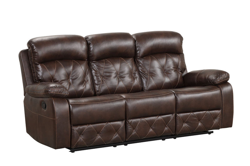 Osias Brown Sofa & Loveseat  and  Chair