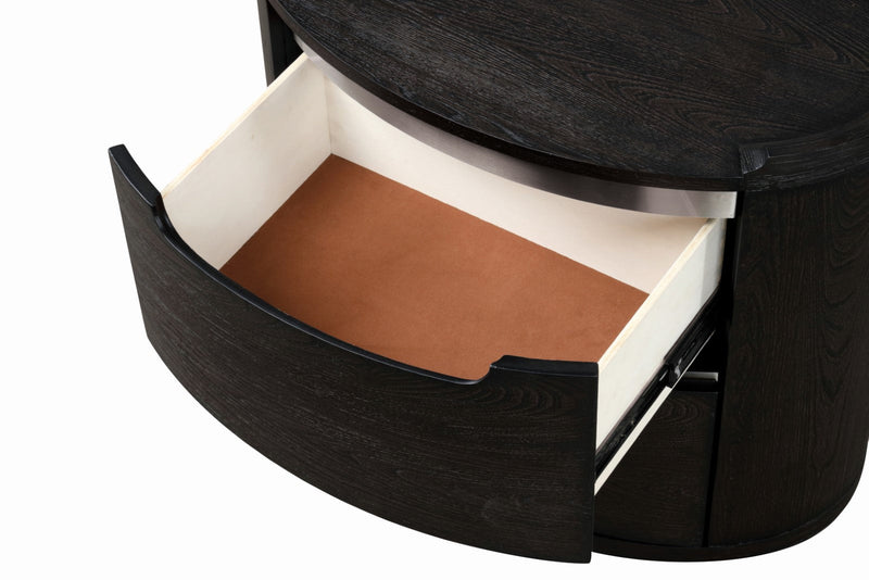 Osterley Black Nightstand