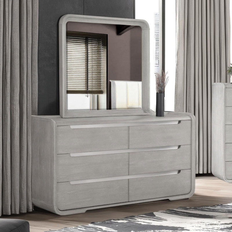 Osterley Light Gray 5 Pc. Queen Bedroom Set w/ 2NS
