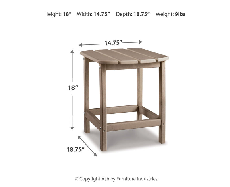 Sundown Treasure Rectangular End Table