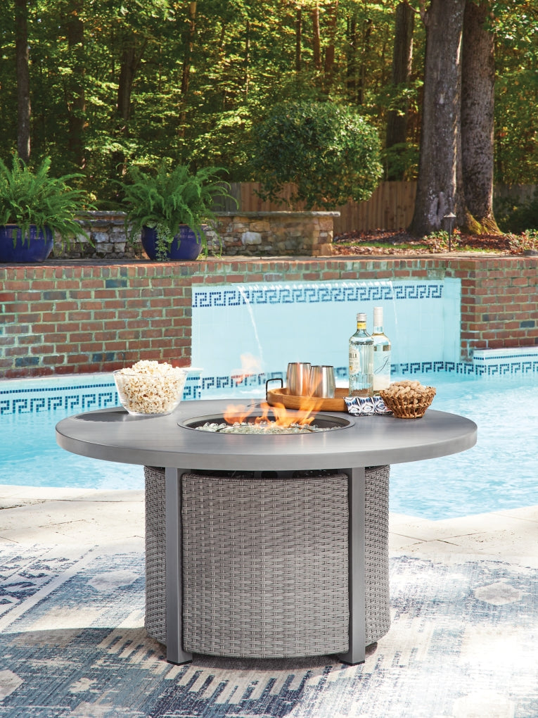 Dillon Beach Round Fire Pit Table