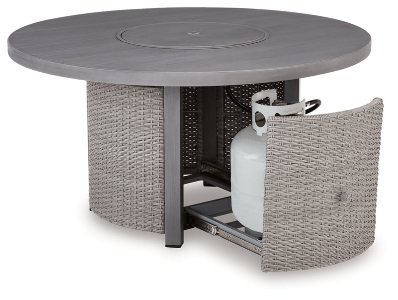 Dillon Beach Round Fire Pit Table
