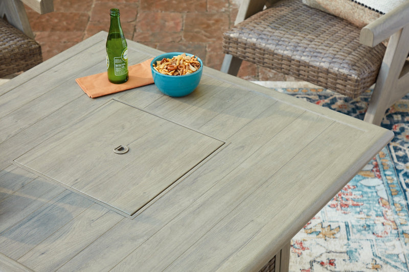 Carisbo Square Fire Pit Table