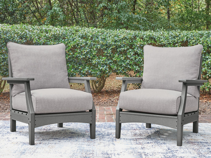 Lone View Bay Lounge Chair w/Cushion (2/CN)