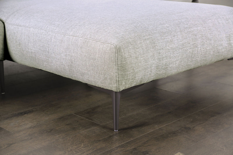 Paderborn Light Gray Right Chaise Sectional