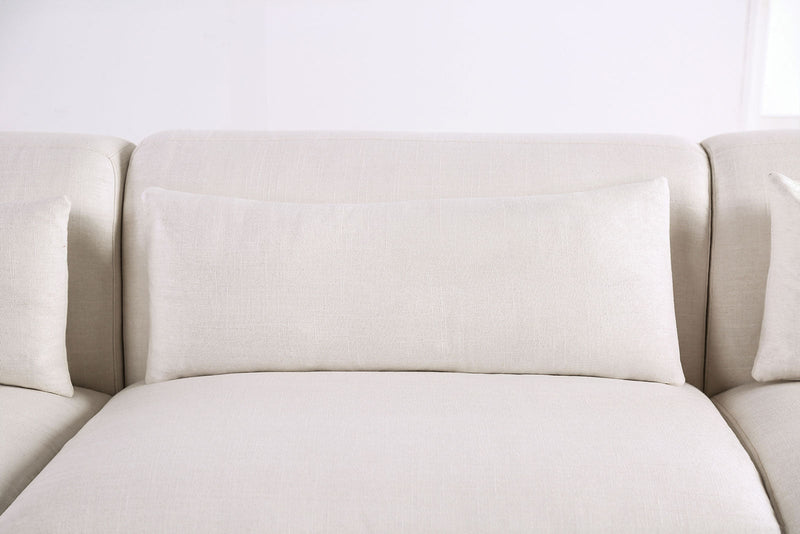 Paderborn Linen White  Left Chaise Sectional