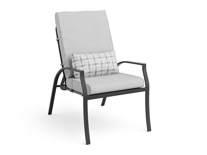 Palma Black/Gray Outdoor Dining Chair