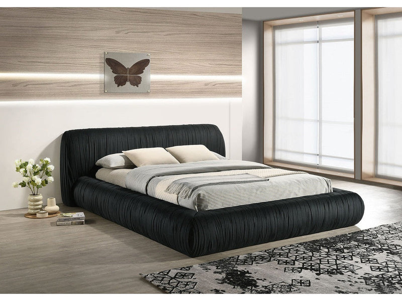 Palmdale Black Queen Bed