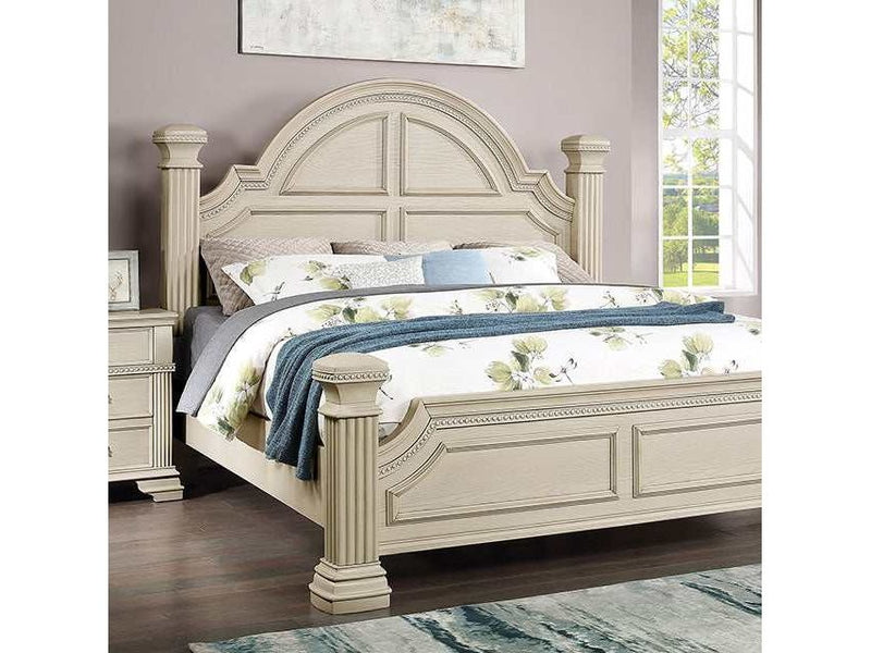 Pamphilos Antique White California King Bed