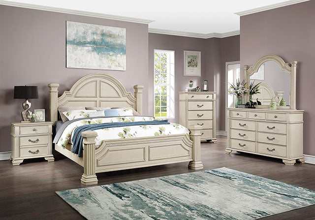 Pamphilos Antique White Nightstand
