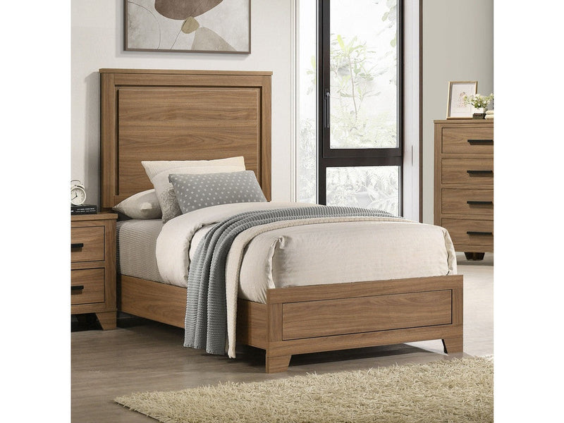 Panelli Walnut 4 Pc. Full Bedroom Set