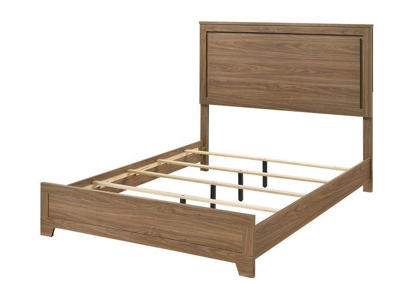 Panelli Walnut Queen Bed