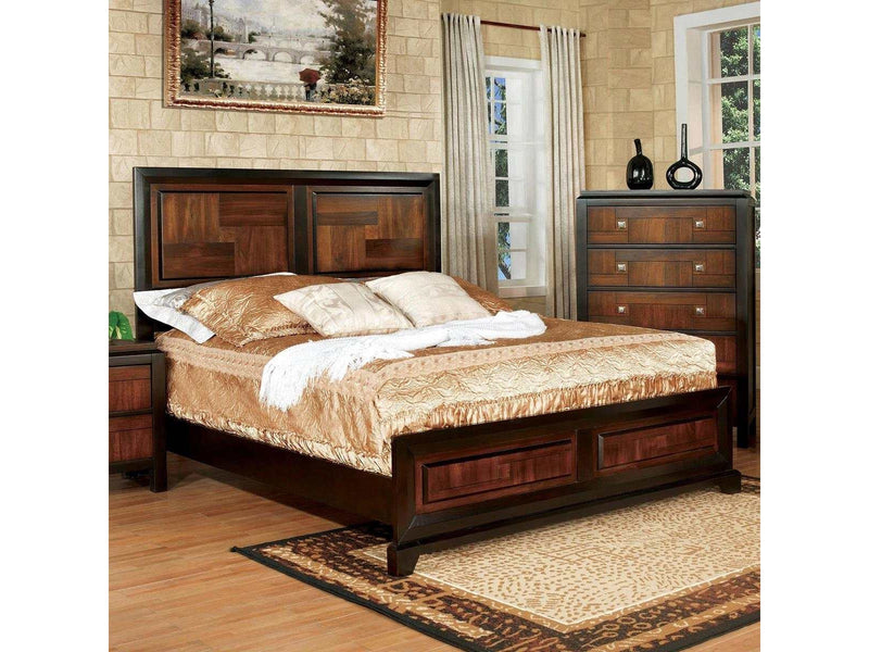 Patra Acacia & Walnut  California King Bed