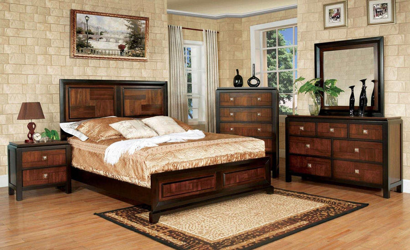Patra Acacia & Walnut  California King Bed