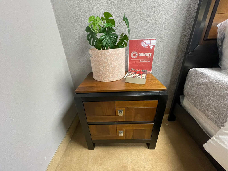 Patra Acacia & Walnut Nightstand
