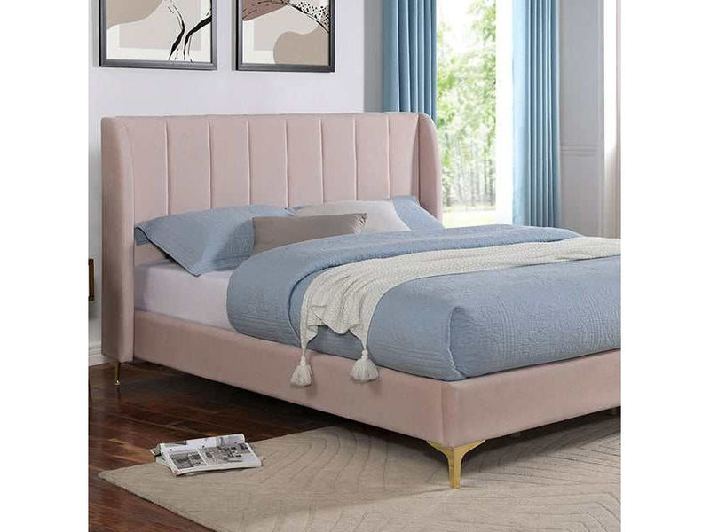 Pearl Light Pink Full Bed