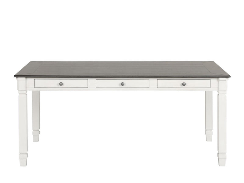 Pendola Rustic White Dining Table