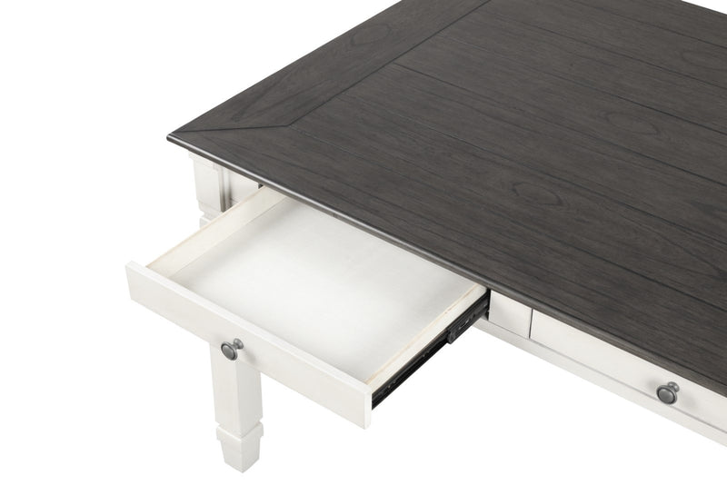 Pendola Rustic White Dining Table