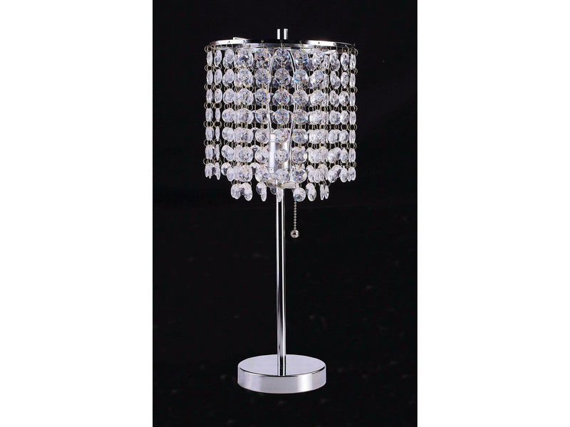 Perla Chrome Table Lamp