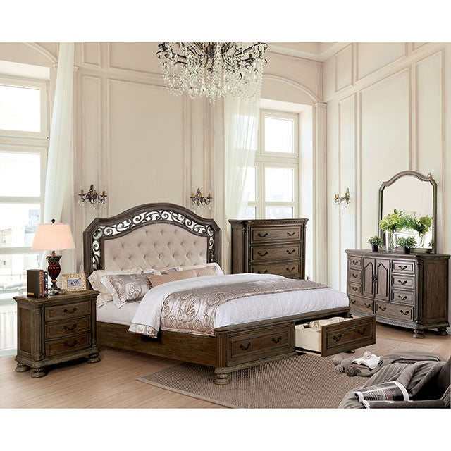 Persephone Rustic Natural Nightstand