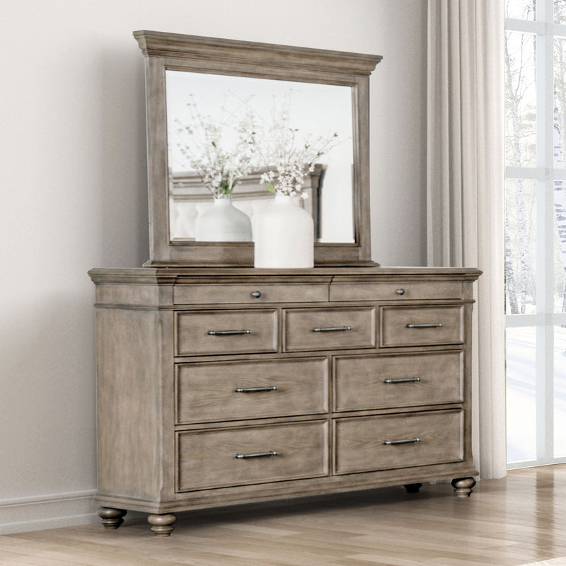 Philomath Aged Oak 4 Pc. Queen Bedroom Set