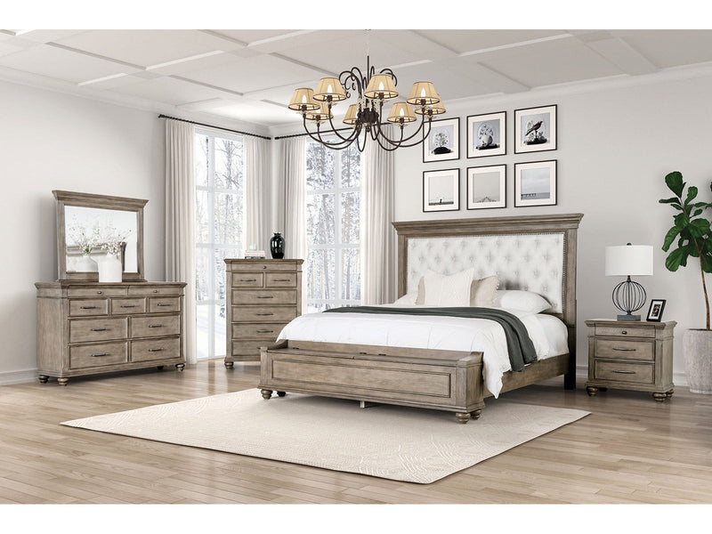 Philomath Aged Oak 4 Pc. Queen Bedroom Set