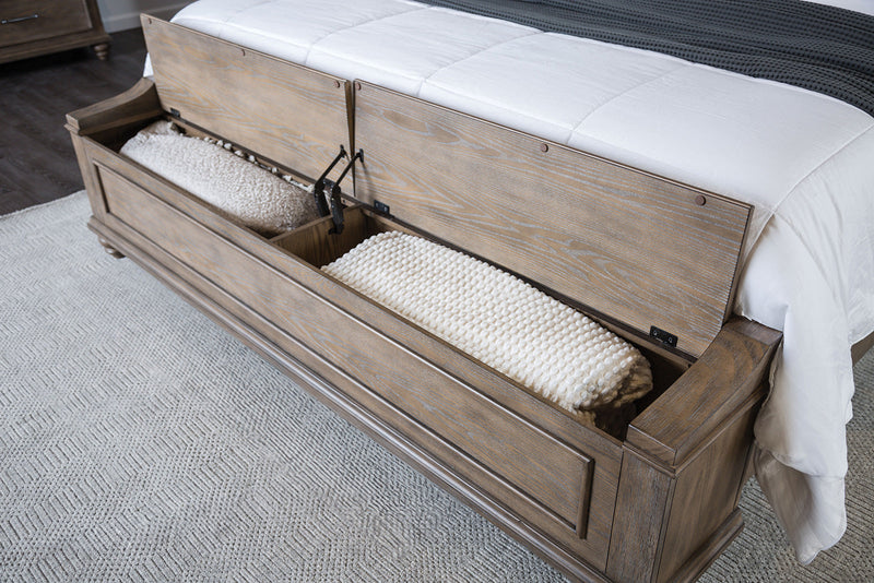 Philomath Aged Oak 4 Pc. Queen Bedroom Set
