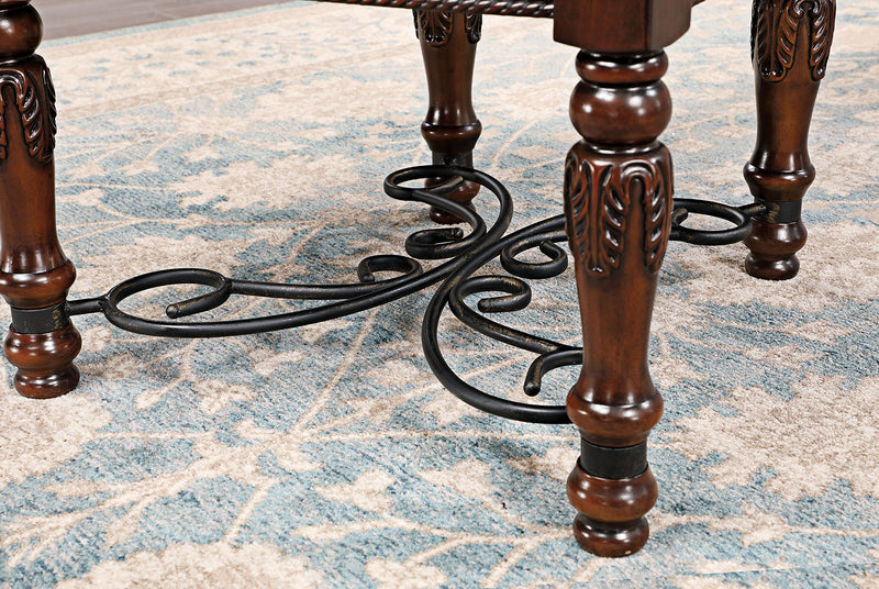 Picardy Brown Cherry/Black 7 Pc. Dining Room Set