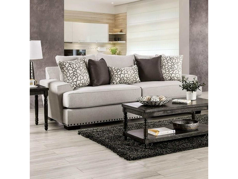 Picotee Light Gray Oversized Sofa