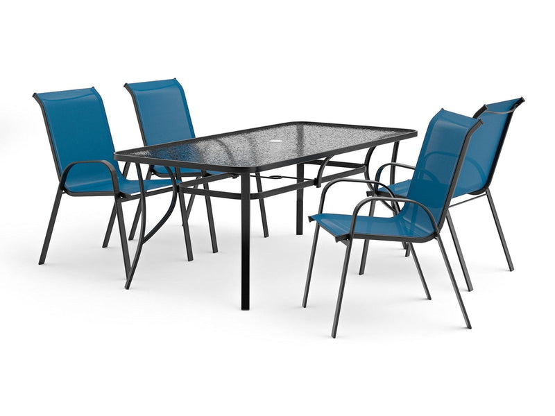 Pierro Blue Outdoor Dining Table