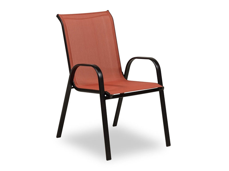 Pierro Red Stacking Chair (Set of 2)