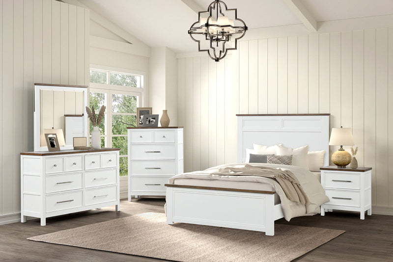 Pinetop White Twin Bed