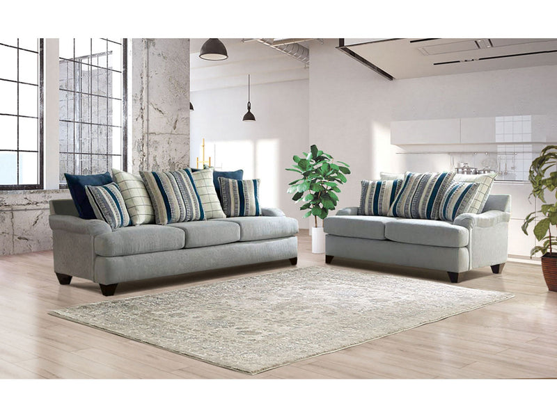 Plaistow Gray Sofa & Loveseat