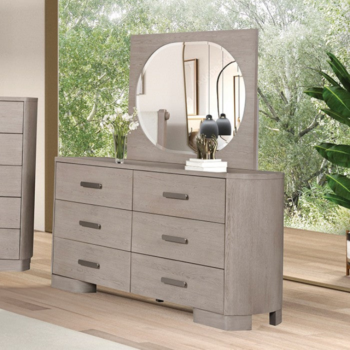 Pocatello White Oak Queen 5 Piece Bedroom Set w/2 Nightstands
