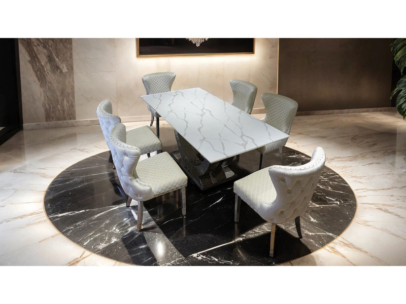Portanova Chrome Dining Table