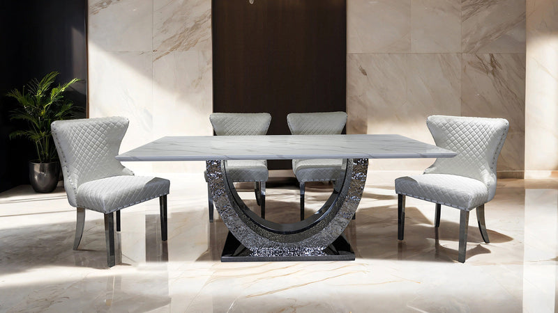 Portanova Chrome Dining Table