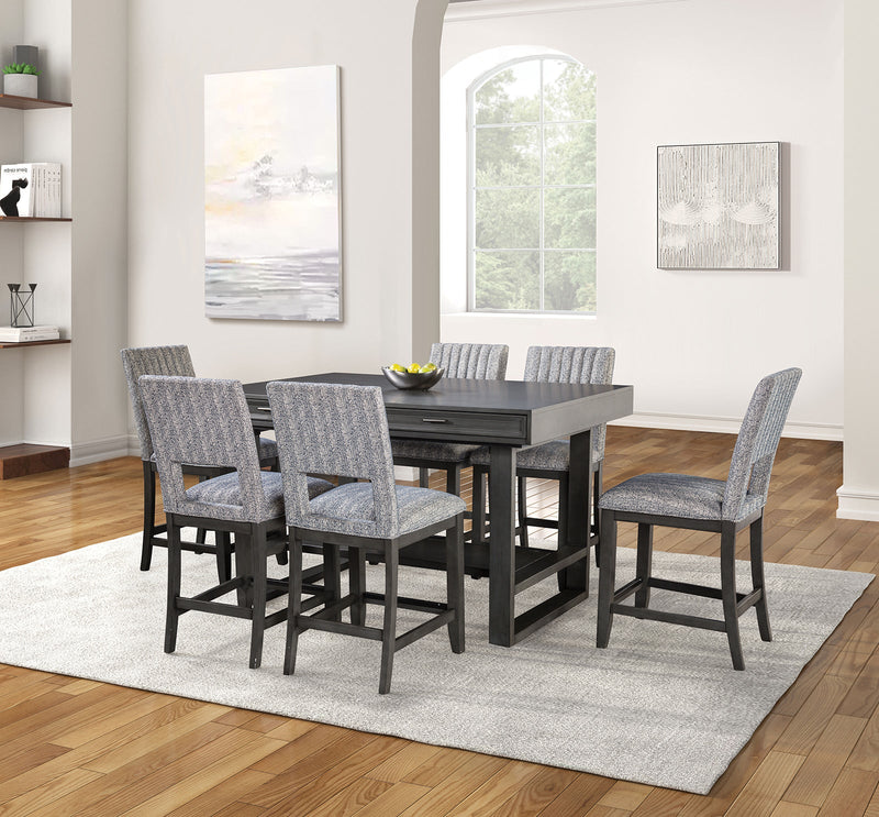 Potton Bluish Gray Counter Ht. Chair (Set of 2)