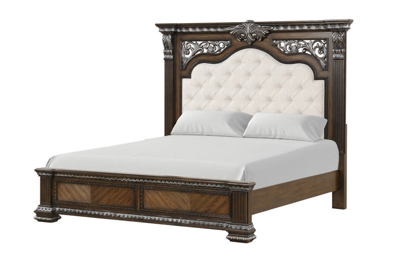 Promenade Espresso Queen 5 Piece Bedroom Set w/2 Nightstands