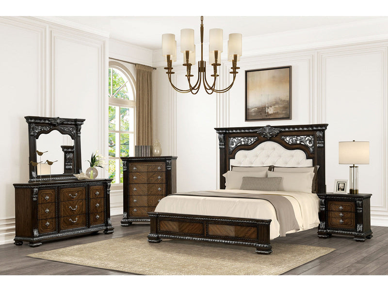 Promenade Espresso Queen 5 Piece Bedroom Set w/Chest