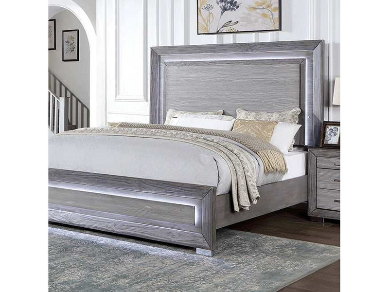 Raiden Gray California King Bed