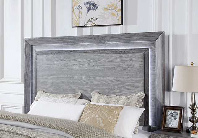 Raiden Gray California King Bed